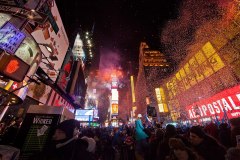 纽约时代广场迎新年庆祝仅限疫苗接种者(图)