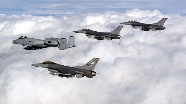 美国空军52D战斗机旗舰联队。