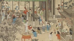 清代版团圆过好年:姚文瀚〈岁朝欢庆图〉(组图)