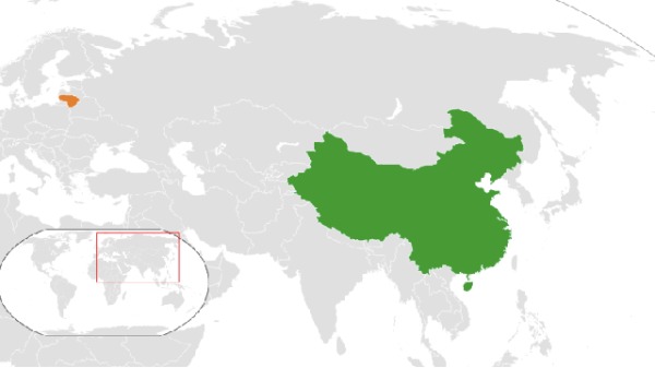 立陶宛与中国国土面积对比