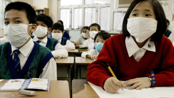 港府力推國安教育，連智障學生也不放過。圖為香港小學。（Getty Images）