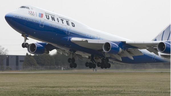 2007年3月28日，美國聯合航空公司的航班從美國華盛頓飛往北京（ PAUL J. RICHARDS/AFP via Getty Images）(16:9)