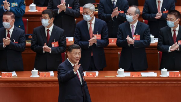 中共二十大开幕之后，有关中共政治局常委会人选传出各种版本。（图片来源：Lintao Zhang/Getty Images）