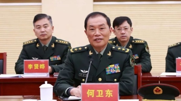 新任中央軍委副主席何衛東。（圖片來源：網路）