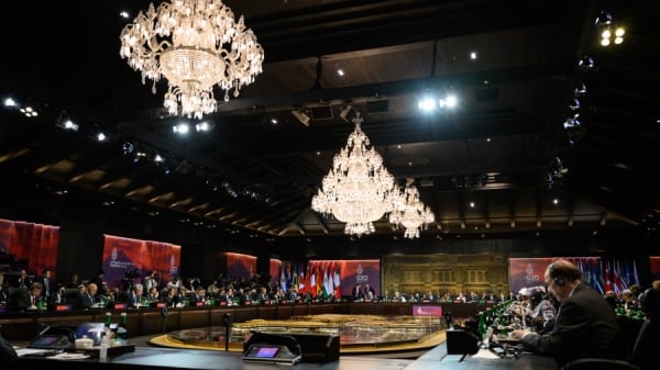 世界领导人出席2022年11月15至16日在印尼峇里岛举行的 G20 峰会