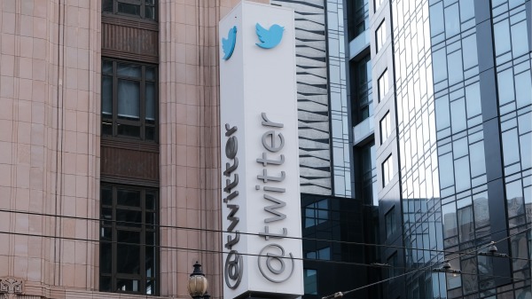 2022年11月4日，位於美國加州舊金山的推特總部大樓。（David Odisho/Getty Images）