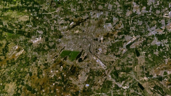 徐州市卫星图像