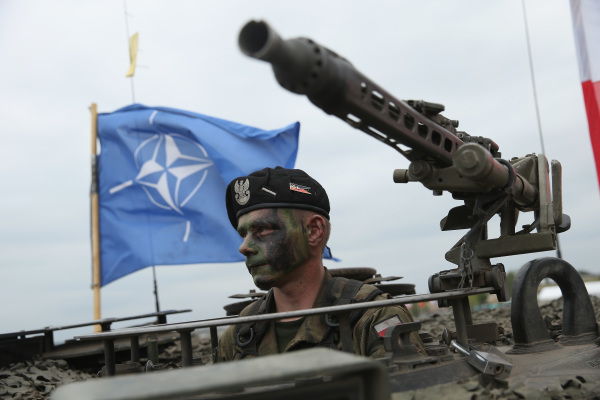 2015年6月18日，波兰扎甘举行北约VJTF部队Noble Jump军事演习。VJTF，即高度战备联合特遣部队，作为北约对俄罗斯吞并克里米亚和乌克兰东部军事冲突的回应。