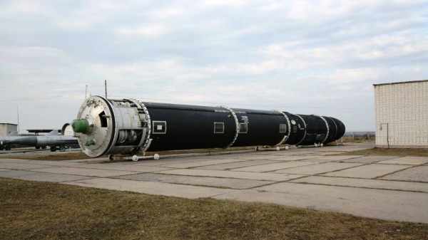 能搭載核彈的俄羅斯「撒旦」洲際彈道導彈。