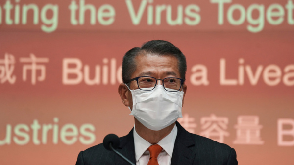 圖為香港財政司司長陳茂波。（圖片來源：Getty Images）