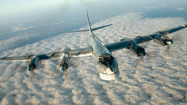 俄罗斯空军图-95MS战略轰炸机