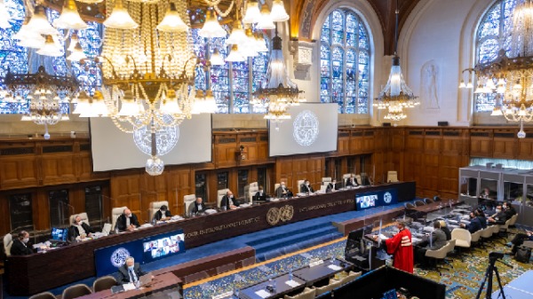 2022年3月7日，国际刑事法院就乌克兰在提出的种族灭绝指控案件举行了公开听证会。