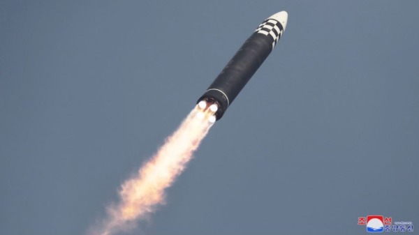 3月24日朝鮮試射新型洲際彈道導彈（ICBM）