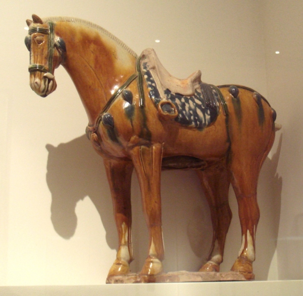唐三彩 馬 （图片来源: 公用领域 維基百科）