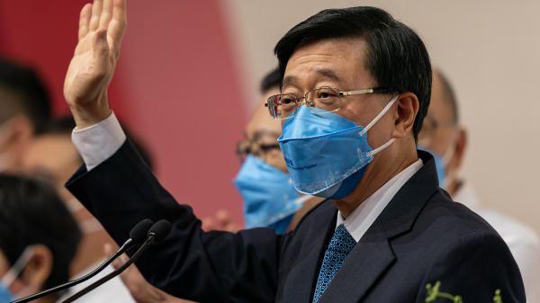 5月8日，李家超高票当选为第六届香港特首。（图片来源：Getty Images）