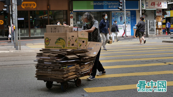 香港3至5月的失业人口为191,400人，表示仍有超过19万劳动人口没有工作。（摄影：庞大卫/看中国）