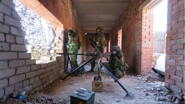 參加演習的軍士們。（圖片來源：愛沙尼亞國防部隊）