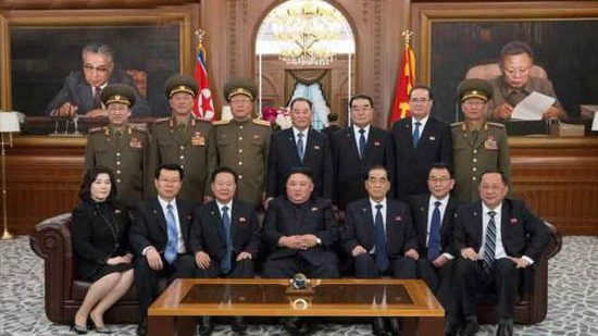 前排左一的崔善姬（Choe Son Hui）剛獲任命為朝鮮外交部長