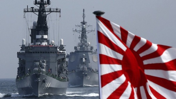 日本海军舰队检阅演习