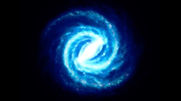 蓝色 星系 光芒 螺旋状 维基百科图库 作者 Christopher Universe