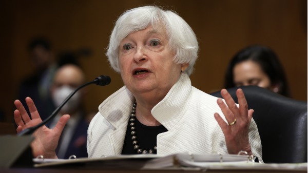 美國財政部長珍妮特·耶倫（Janet Yellen）。（圖片來源：Alex Wong/Getty Images）
