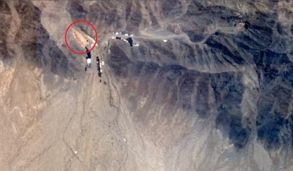 新疆羅布泊地區，被發現有掩蓋的建築痕跡，專家認為是新建的核試驗設施。