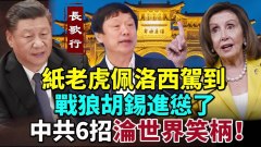 “纸老虎”佩洛西到台湾胡锡进怂了中共6招沦世界笑柄(视频)