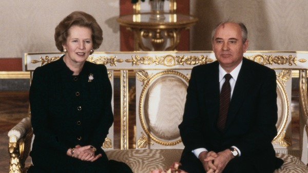 1987年3月29日，英國首相瑪格麗特·撒切爾（Margaret Thatcher）對蘇聯進行國事訪問期間，在莫斯科和蘇聯領導人戈爾巴喬夫會晤。