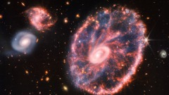 NASA捕捉絕美宇宙漣漪銀河系5億光年外「車輪星系」(視頻)