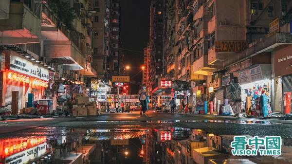 图为香港夜景。（摄影：庞大卫/看中国）