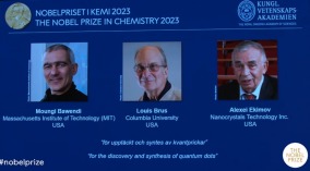 2023諾貝爾化學獎揭曉美俄3科學家因「量子點」獲獎(圖)