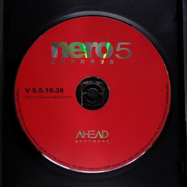 Nero Express 5.5.10.38 OEM版。