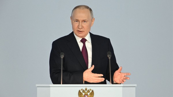 2023年2月21日，俄羅斯總統普京進行俄羅斯國情諮文演講