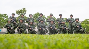 台湾首梯女性官兵展开训练召员:有国才有家(图)
