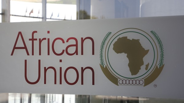 俄乌战争危及非洲粮食供应，图为非洲联盟示意图。