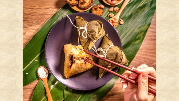 端午節 粽子 香菇 蝦米 筷子