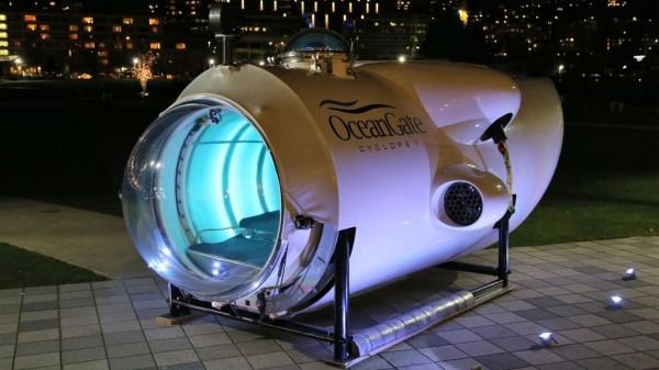 “海洋之门”（OceanGate）潜水器Cyclops 1，被视为“泰坦号”早期版本。