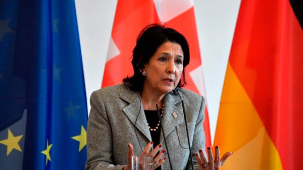 2019年2月20日，乔治亚的总统佐拉比契维利（Salome Zourabichvili）在柏林总统贝尔维尤宫与德国总统举行联合新闻发布会。