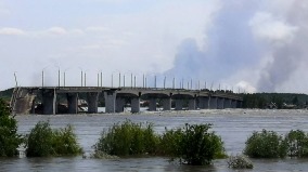 俄乌水坝遭炸毁将阻碍乌军大反攻(图)