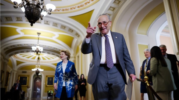 美国国会参议院多数党领袖舒默（Chuck Schumer）（圖片來源：Chip Somodevilla/Getty Images)）(16:9)
