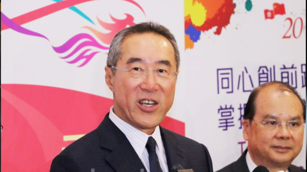 唐英年2017年10月1日接任西九文化區管理局董事局主席。（圖片來源：網絡）