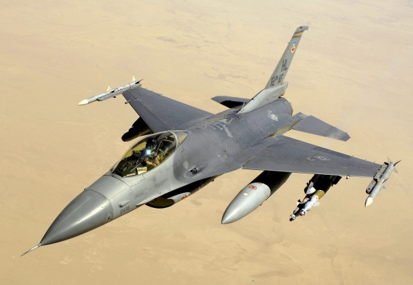 F-16战机示意图