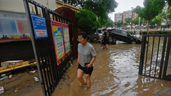 北京 泄洪河北遭灾