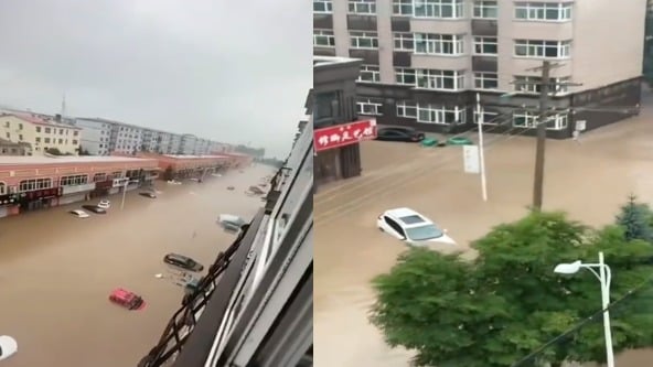 黑龍江 洪水
