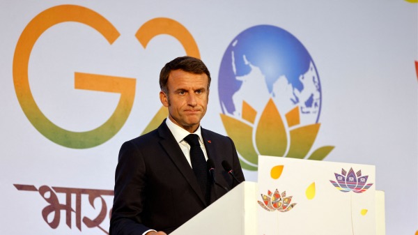 法國總統馬克龍表示，G20領導人峰會聯合聲明不代表俄羅斯外交勝利。