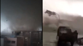 3個龍捲風同日襲江蘇18死傷汽車屋頂滿天飛(視頻圖)