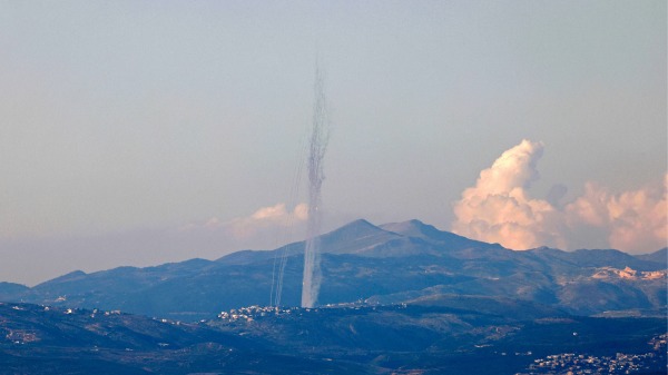 2月26日，哈馬斯盟友真主黨從黎巴嫩境內向以色列發射火箭彈。