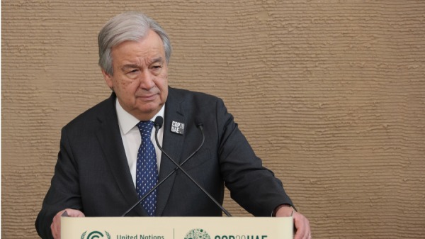 联合国秘书长古特瑞斯（António Guterres）