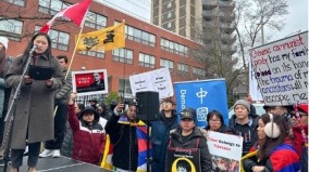 西藏起义65周年多伦多集会抗议中共(图)