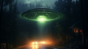 夫妻遭遇UFO來襲一睹外星人的真實面目(圖)